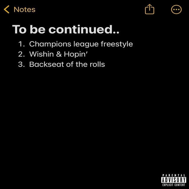 To be continued...