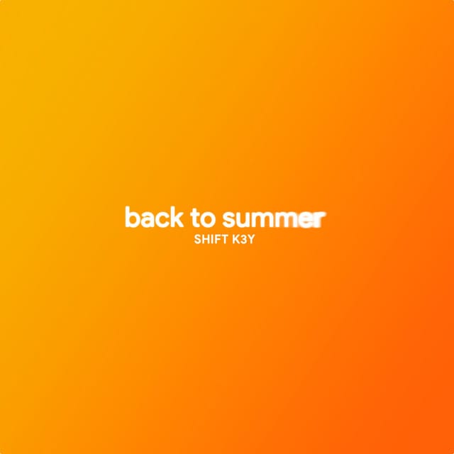 Back To Summer - Single