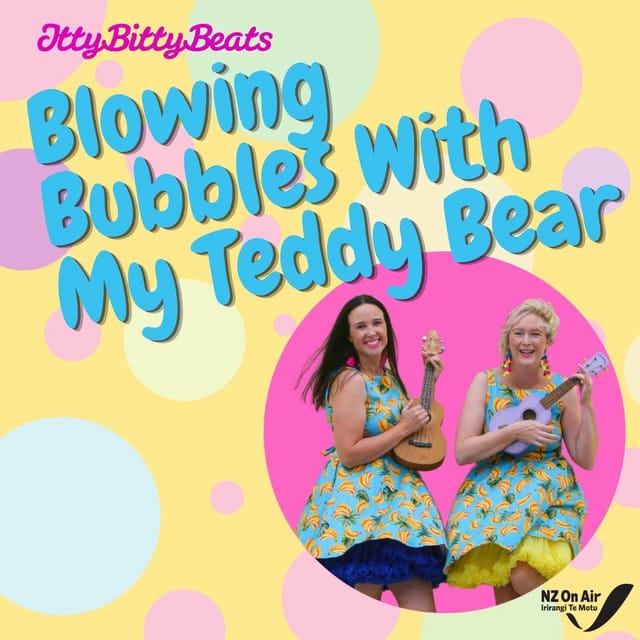 Blowing Bubbles with my Teddy Bear