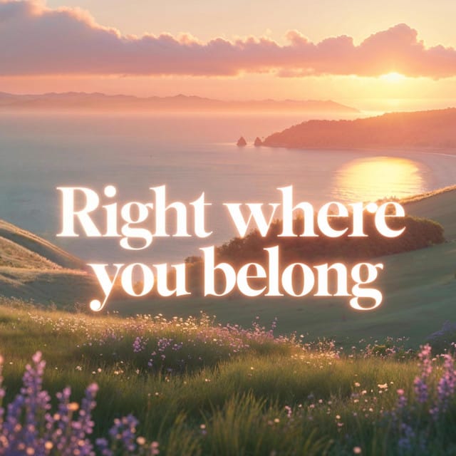 Right Where You Belong