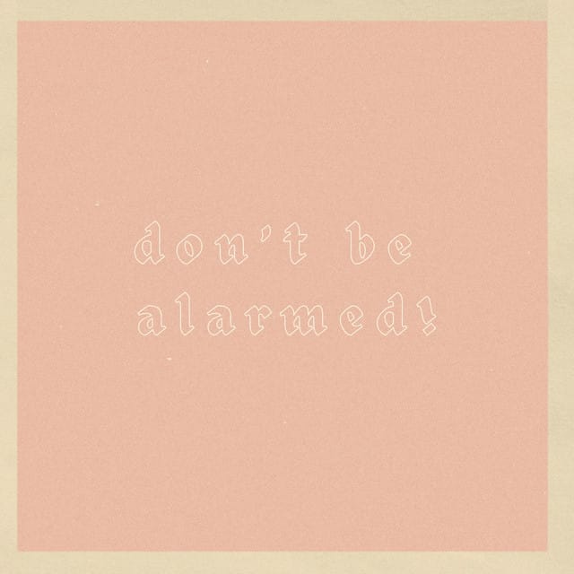 don't be alarmed! - Single