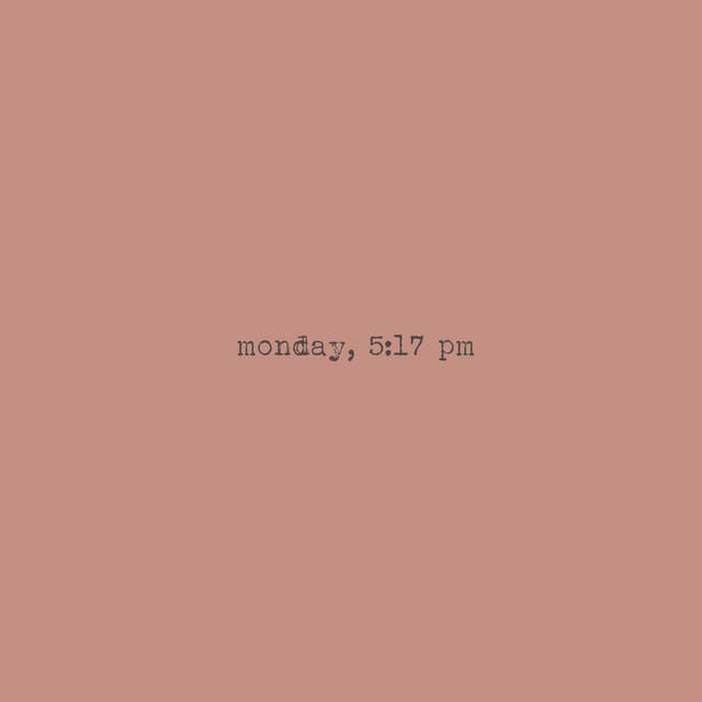 monday, 5:17 pm