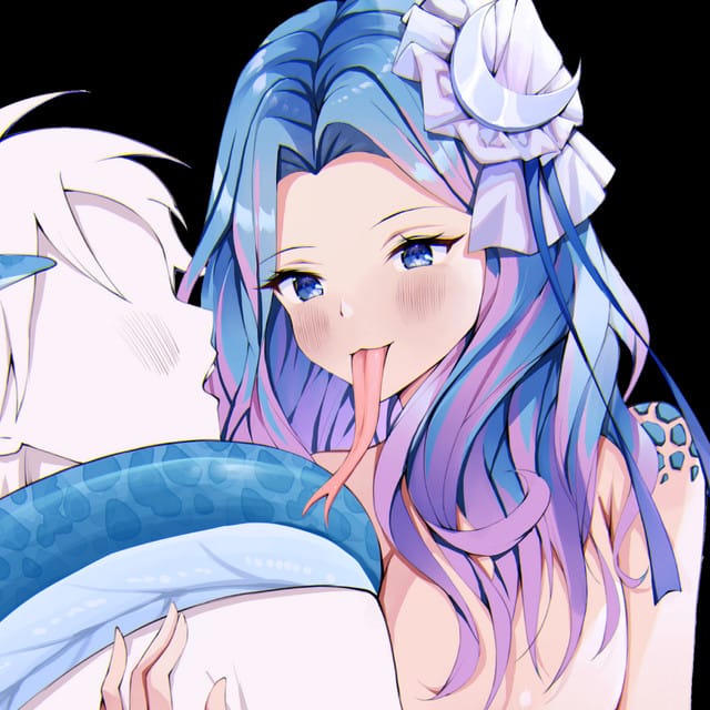 Lonely Lamia Cuddles With You In Your Sleeping Bag!