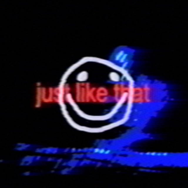 just like that