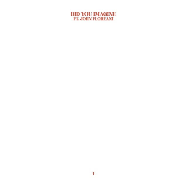 Did You Imagine (feat. John Floreani) - Single