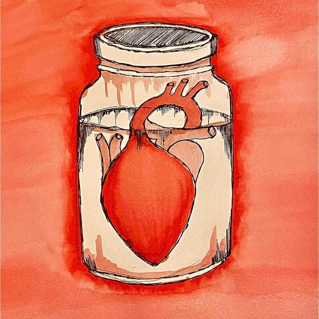 Heart in a jar