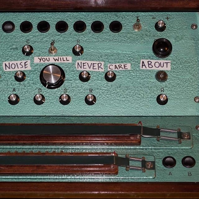 Noise You Will Never Care About