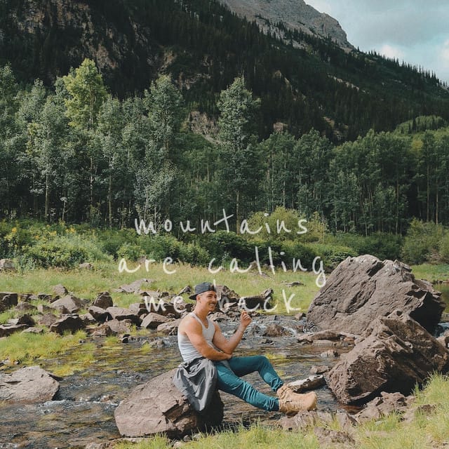 mountains are calling me back - Single