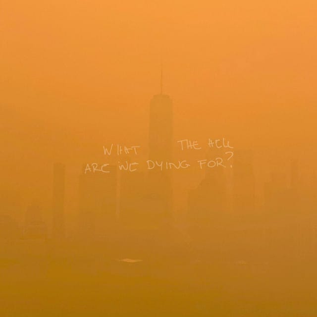 WHAT THE HELL ARE WE DYING FOR ?