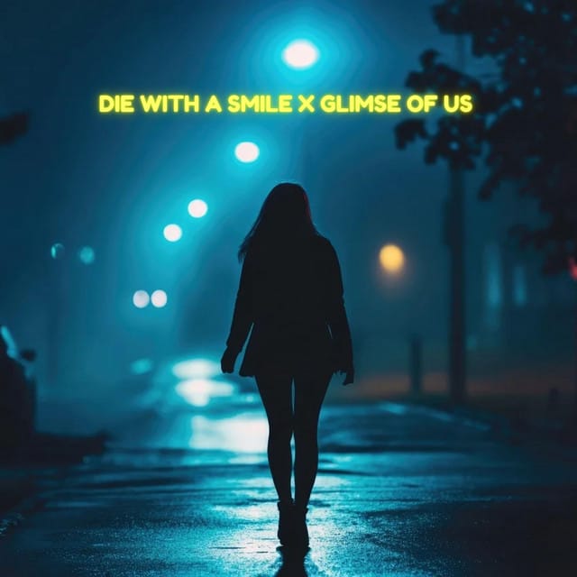 Die With a Smile x Glimpse of Us - Single