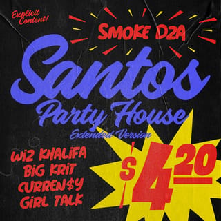 Santos Party House (feat. Wiz Khalifa, Curren$y, Big K.R.I.T., Girl Talk) [Extended Version]