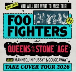 Foo Fighters Setlist 2026: TAKE COVER