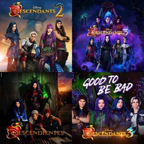 Descendants 1, 2, 3