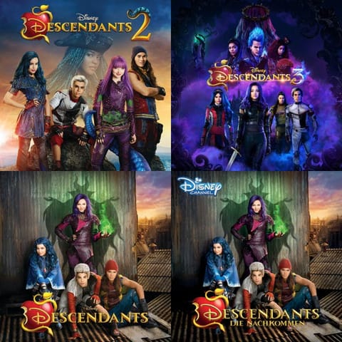 Descendants 1 2 3 4 in order