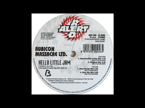 Rubicon Massacre Ltd. — Rubicon Massacre Ltd. - Hello Little Jam (Blue Sky Mix) (Trance 1998)
