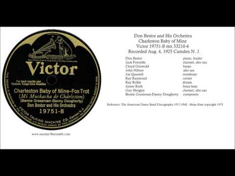 Don Bestor And His Orchestra — Charleston Baby Of Mine - Don Bestor