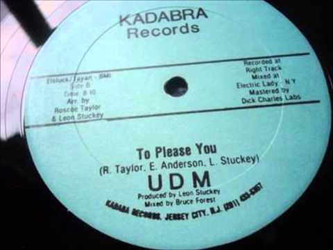 Joey Negro — UDM  - To Please You  - KADABRA RECORDS - 1983