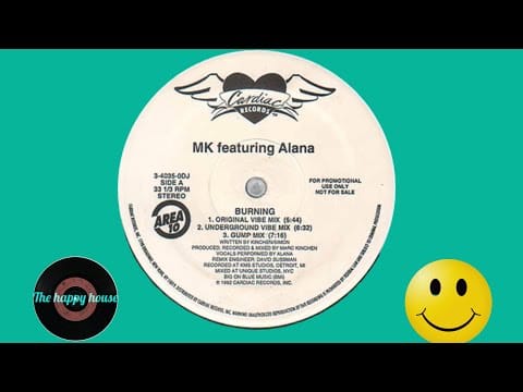 Marc Kinchen — MK burning (MK extended remix) 1992 old school house music