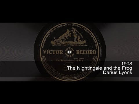 Herbert L. Clarke — The Nightingale and the Frog - 78rpm vinil disk