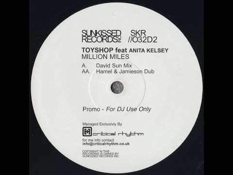 Anita Kelsey — Toy Shop Feat. Anita Kelsey Million Miles (David Sun's Millionth Mix) Promo