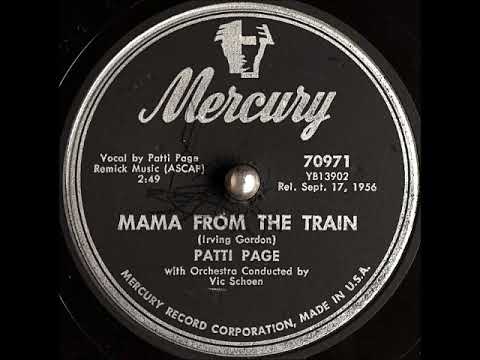Patti Page — Mama From the Train ~ Patti Page with Orchestra Conducted By Vic Schoen (1956)