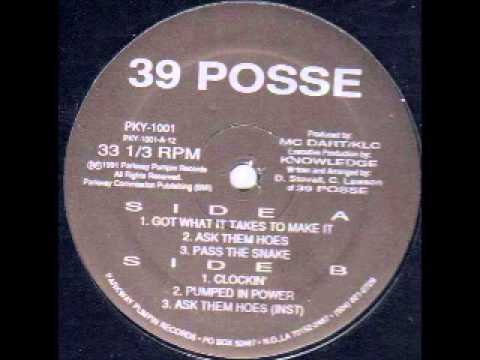 39 Posse — 39 Posse - Clockin' 1991