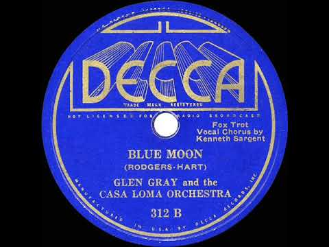 Glen Gray & The Casa Loma Orchestra — 1935 HITS ARCHIVE: Blue Moon - Glen Gray Casa Loma (Kenny Sargent, vocal)