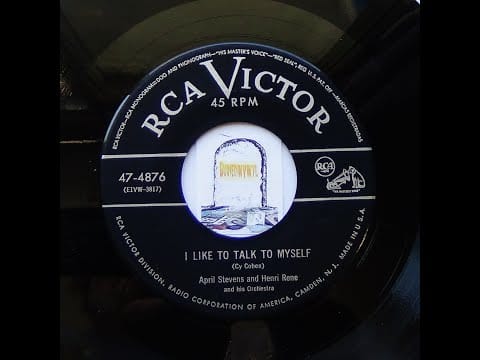 April Stevens — April Stevens and Henri Rene - I Like To Talk To Myself / That Naughty Waltz