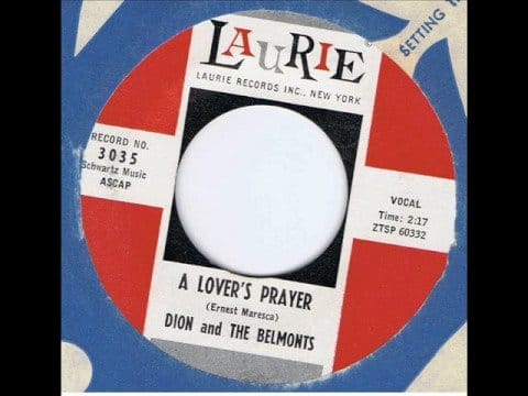 Dion & The Belmonts — Dion & The Belmonts - A Lover's Prayer
