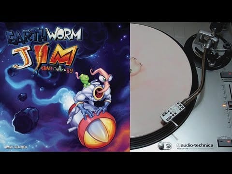 Tommy Tallarico — Earthworm Jim Anthology - vinyl LP collector face A (Black screen records)