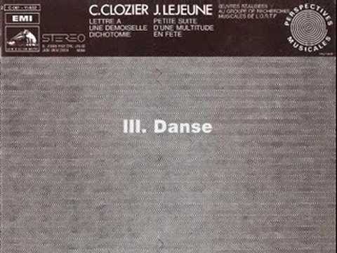 Jacques Lejeune — Jacques Lejeune - Petite Suite (1970)