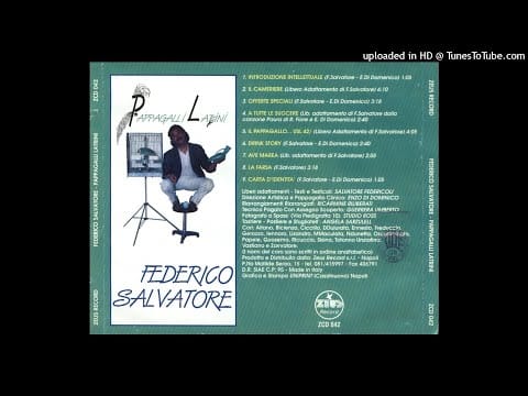 Federico Salvatore — Federico Salvatore ‎- Il pappagallo...USL 42