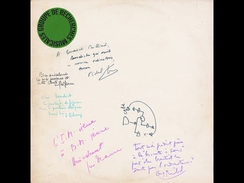 Groupe De Recherches Musicales — "Groupe De Recherches Musicales" [CP-199.6]