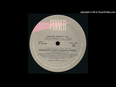 Ronit — Pressure Point Feat. Ronit - Take Me Tonight (The Extended 'L O V ' Mix 1987)