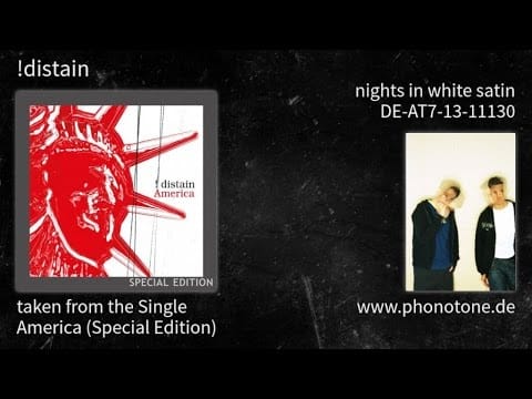 Distain! — !distain - America (Special Edition) - nights in white satin [DE-AT7-13-11130]