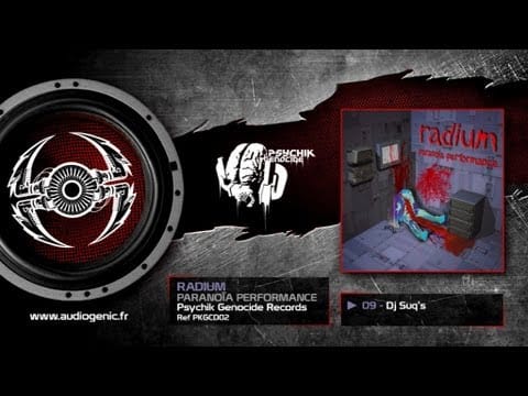 Radium — RADIUM - 09 - DJ SUQ'S - PARANOÏA PERFORMANCE - PKGCD02