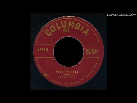 Bobby Lord — Bobby Lord – High Voltage – Columbia