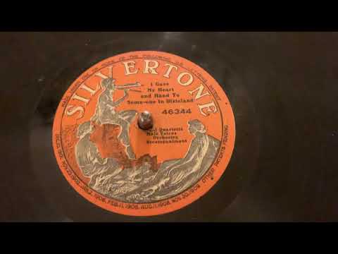 Peerless Quartette — “I Gave My Heart and Hand to Some-one in Dixieland” - Quartette Male Voices/Orchestra