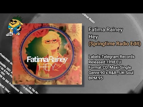 Fatima Rainey — Fatima Rainey - Hey  (Springtime Radio Edit) 1998 CDS