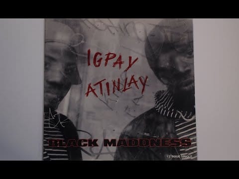 Black Maddness — Black Maddness - Igpay Atinlay (Horny Horn Mix) - 1993 Select - 12" Vinyl Upload @thedailybeatdrop