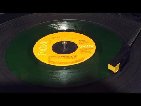 Heidi (14) — Copo de nieve y yo // 而今なる//Japón //45RPM Heidi. //RCA 1978