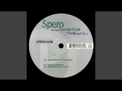 Dannie Scott — Without You (Angel Alanis Dub)