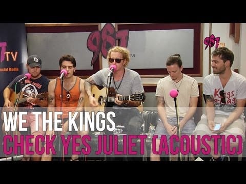 We The Kings — We The Kings - Check Yes Juliet (Acoustic HQ)