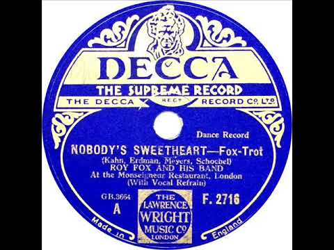 Roy Fox & His Band — Roy Fox - Nobody's Sweetheart (Al Bowlly)