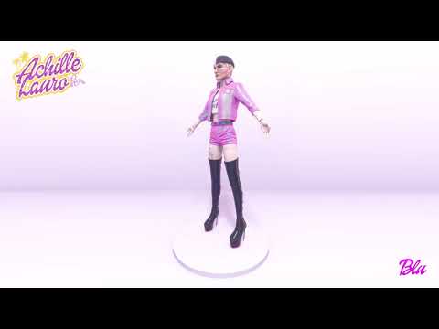 Achille Lauro — Achille Lauro & Eiffel 65 - Blu (Prod. DIVA, Gow Tribe)