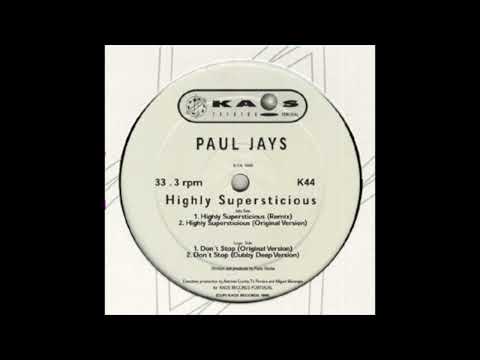 Paul Jays — Paul Jays - Don't Stop (Original Version)