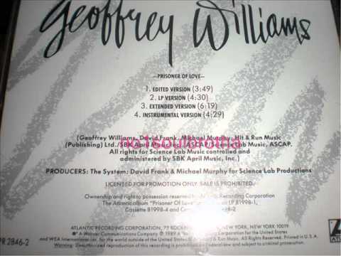 Geoffrey Williams — Geoffrey Williams "Prisoner Of Love" (Edited Version)