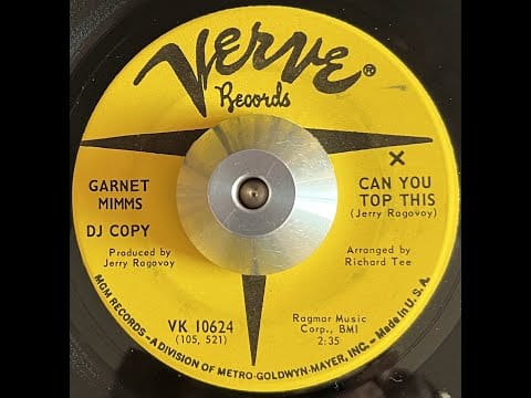 Garnet Mimms — Garnet Mimms   Can You Top This