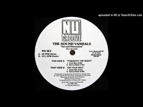 The Sound Vandals — The Sound Vandals | Tonights The Night (Club Mix)