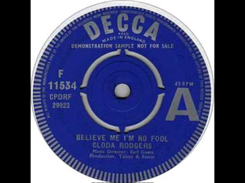 Clodagh Rodgers — Clodagh Rogers -  Believe Me, I'm No Fool